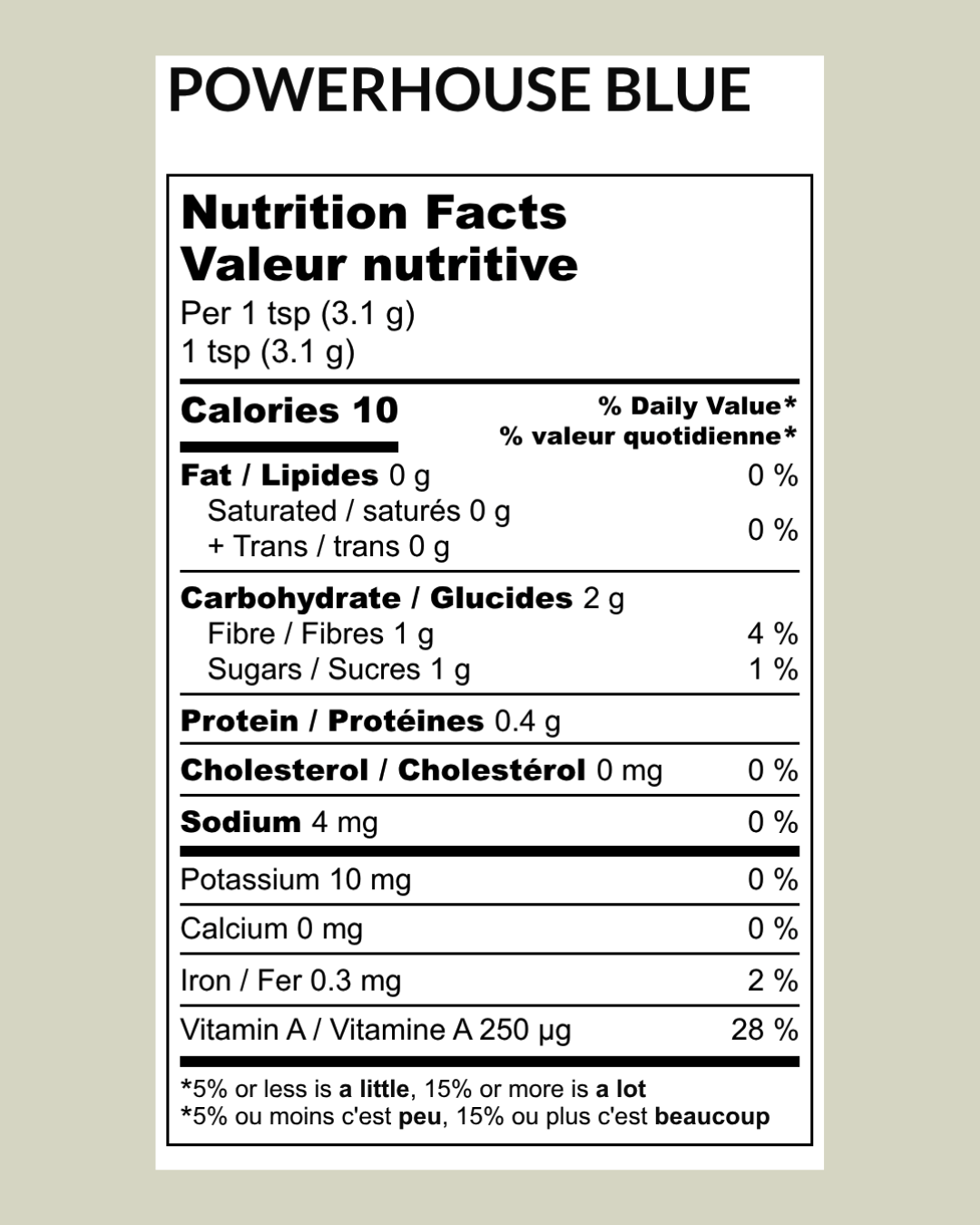 POWERHOUSE BLUE BLEND ELYSI