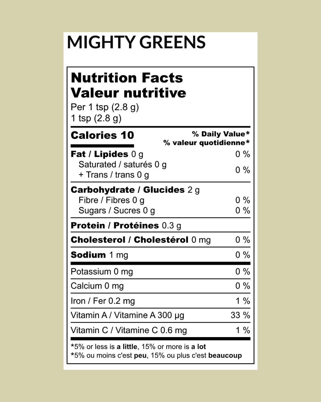 MIGHTY GREENS BLEND ELYSI